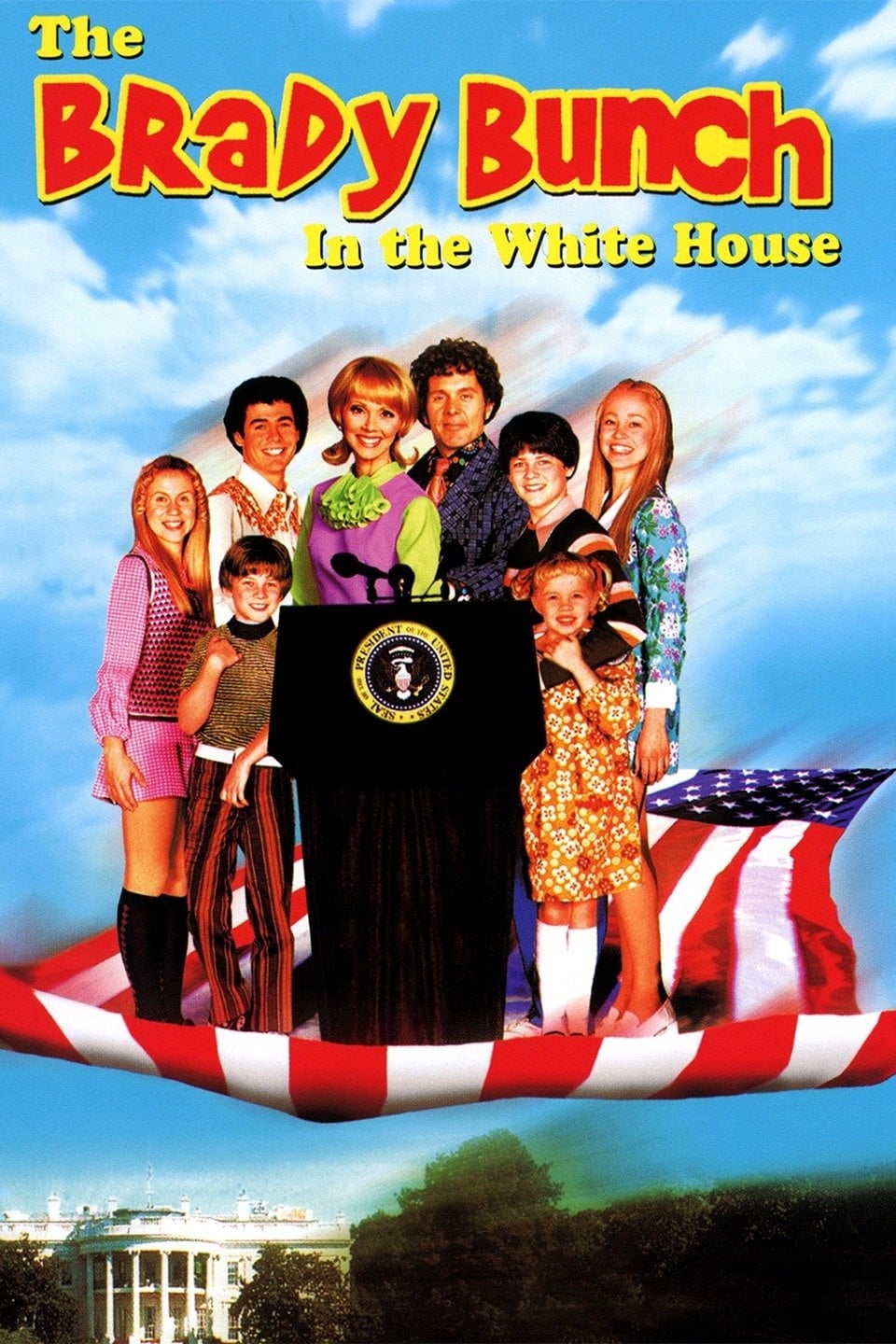 Постер The Brady Bunch in the White House